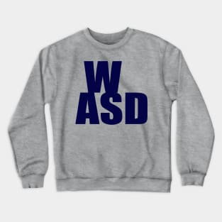 WASD Gamer Keyboard (avy Blue) Crewneck Sweatshirt